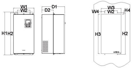 Преобразователь частоты INVT 15/18,5 кВт GD200-015G/018P-4